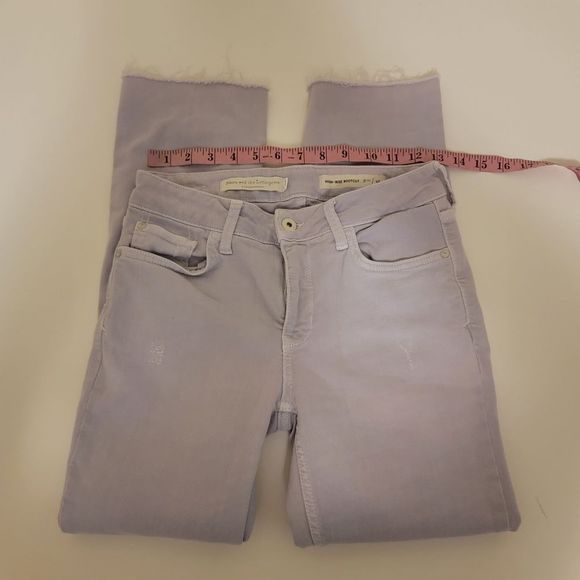 Anthropolgie Pilcro and the Letterpress Lavender Boot Cut Cropped Jeans - Picture 2 of 11